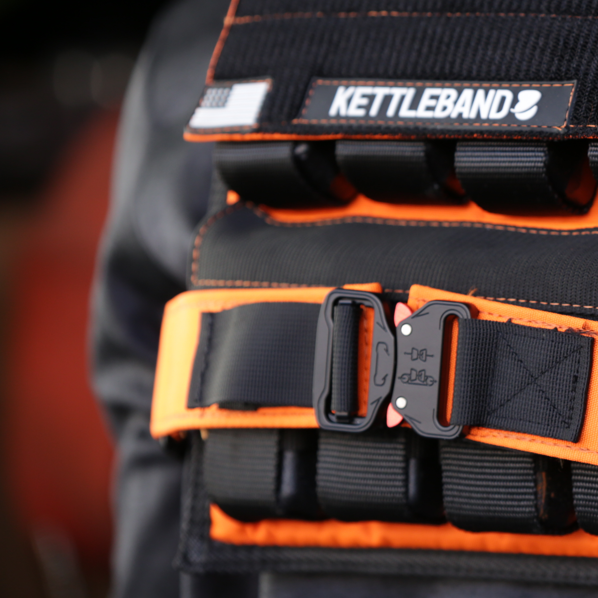 12kg/25lb Weight Vest - Orange