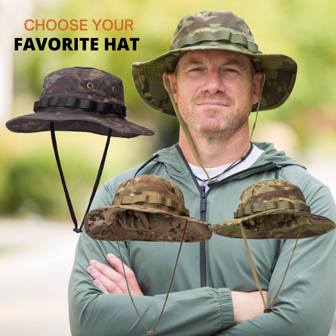 KETTLEBAND Bonnie Hat Boonie Hat Wide Brim Sun Hat Bucket Hat Lightweight Perfect for Outdoor Activities-Light Green